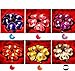 wonsain Heart Shaped Smokeless Tealight Candles, 50 Pack Unscented Tea Lights Romantic Love Candles Bulk for Home Decor, Wedding, Birthday, Party, Halloween, Christmas, Festival (Red)