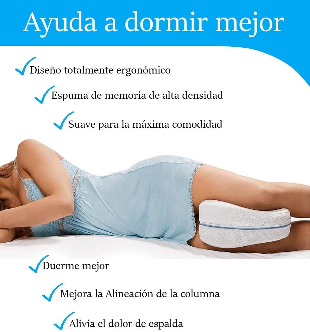 dormir con almohada en la espalda
