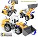 Click N’ Play Friction Powered Jumbo Bulldozer Tractor Truck Construction Toy Vehicle for Kids