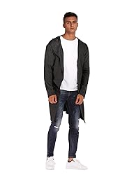 RAGEMALL Mens Long Cardigan Open Front Draped