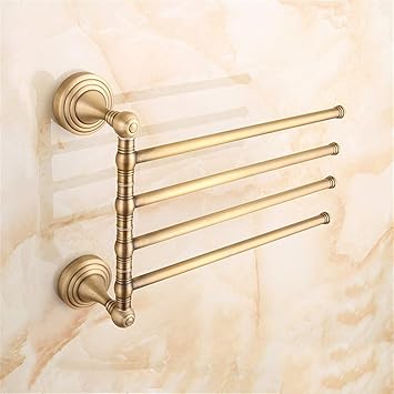 MMZHM Cobre europeo antiguo baño actividad toalla bar vintage ...