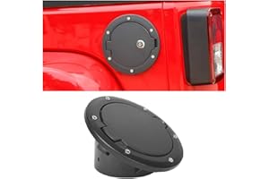 TSUGAMI Car Gas Cap Fuel Filler Door Cover, Vehicle Gas Tank Cap Replacement with Lock, Safety Automotive Interior Accessorie