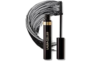 LAURA GELLER NEW YORK Kajal Longwear Mascara - Lengthening, Defining, Curling, Buildable Formula Eye Makeup - Innovative Curling Brush - 1 count