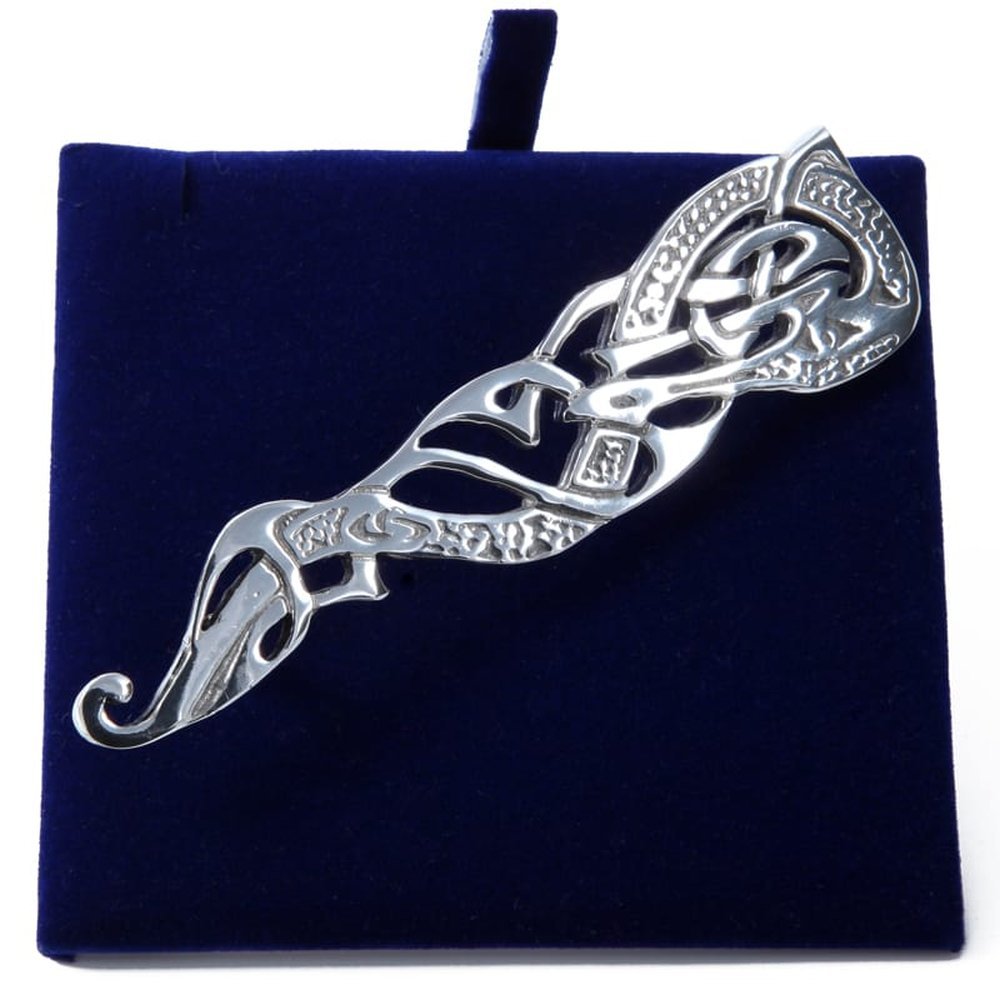 Celtic Design Pewter Kilt Pin