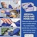 Medical Exam Disposable Nitrile Gloves Small, 400 Count - Powder Free, Rubber Latex Free, Food Safe, Surgical Grade, Ambidextrous, Textured Tips, 3 Mil Thickness - Cool Blue (2 Boxes of 200)