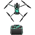 FSIDIWT Skin Stickers Compatible with DJI Mini 4 Pro, Waterproof Sticker Decal Skin DIY Accessory for DJI Mini 4 Pro Drone and RC 2 Controller (E)