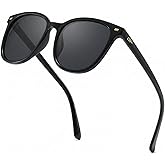 IGnaef Trendy Polarized Sunglasses for Women, Square Mirrored Shades with UV Protection Anti Glare Sun Glasses IF1851