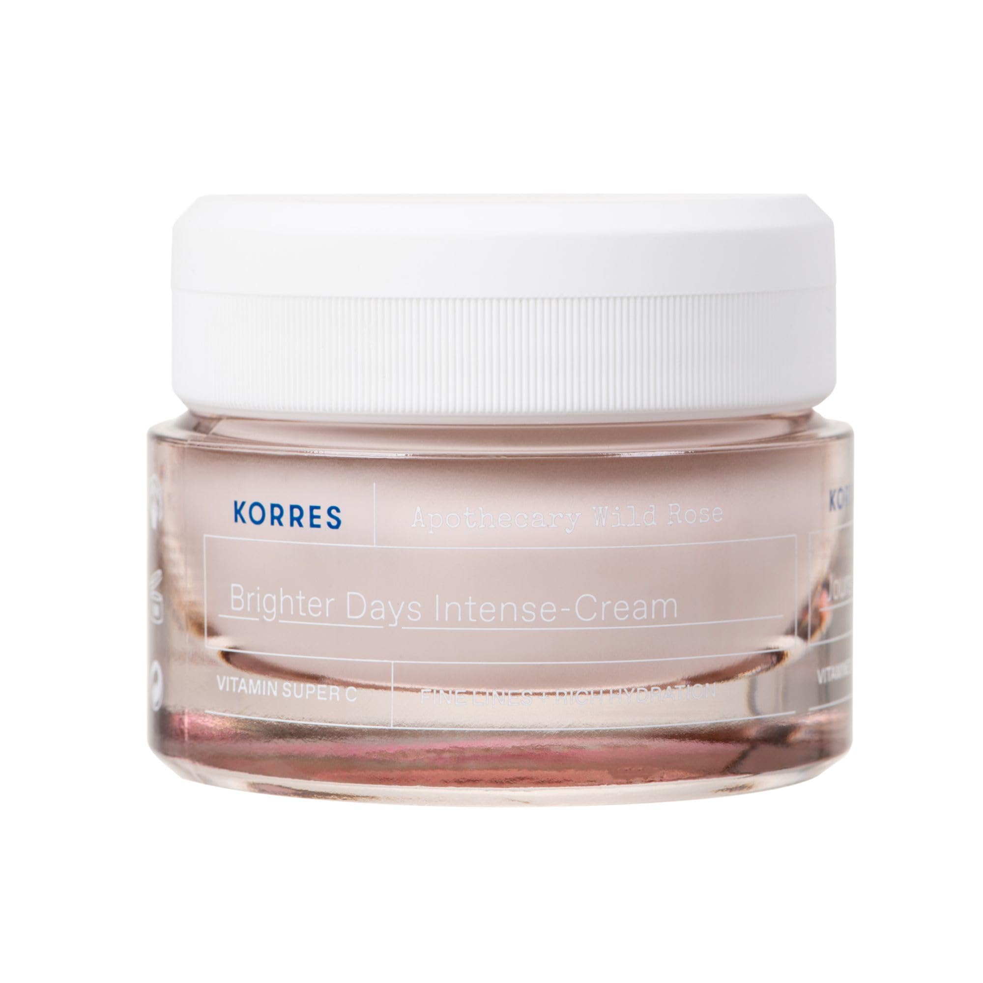 Korres APOTHECARY WILD ROSE Intensive Moisturising Cream for Radiant Complexion - Dry Skin 40 ml Dermatologically Tested Vegan, One size