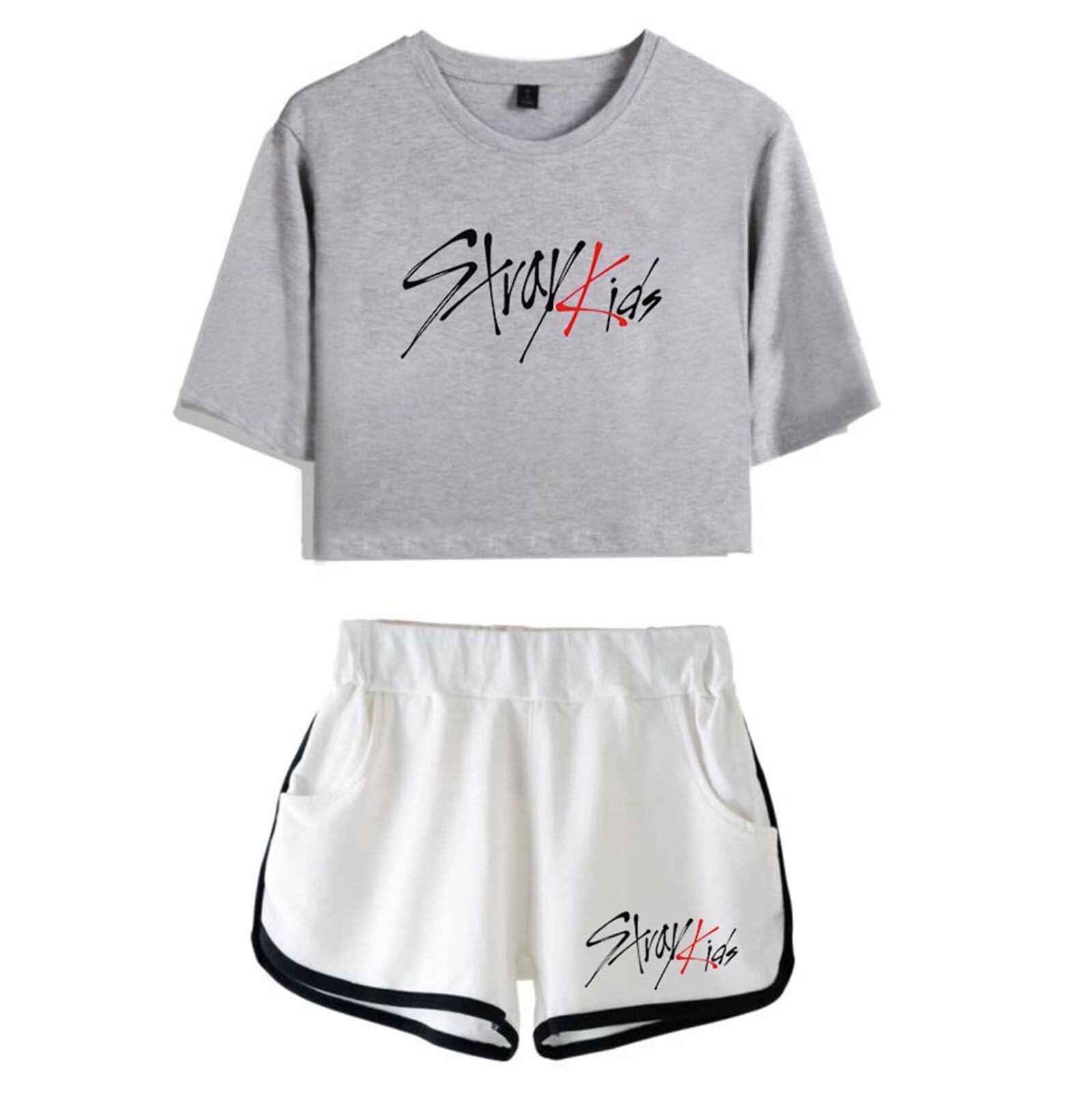 YJYP Kpop Tshirt+Shorts Felix Jisung Hyunjun