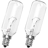 SDRZJX 2PCS T8 E12 120V 40W Light Bulbs Compatible with Whirlpool Broan Range Vent Hood PM250-A PM250-B PM390 PM390-HS PM390S PM390WW RM50000 RM503001 RM503004 Replace#: SB02300264 WP8190806