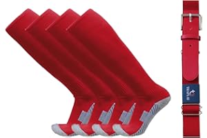 Thaplay Baseball/Softball Belt for Kids Boys Youth Men Women Adult (2 Pairs of Socks and Belt) With 2 Pairs Baseball socks