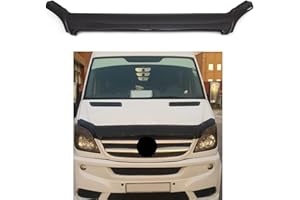 BMY Hood Deflector/Front Bug Shield Compatible for Mercedes Sprinter W906 2006-2013 Hood Guard Bonnet Protector | Particles &