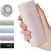 【Upgraded】Exllena Small Insulated Water Bottle 8 oz/250ml– Mini Insulated Water Bottle for Hot & Cold Drinks, Perfect Small Water Bottle for Travel, Purse...(Pink)