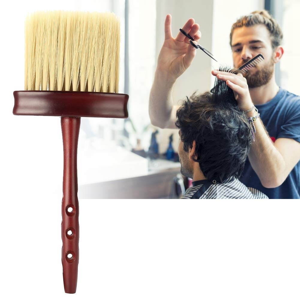 Barber Salon Neck Face Duster Cleaning,Hairdressing Hair Cut Sweep Brush Hairbrush,Barber Accessories for Home and Salon, Neck Duster Brush Hair Sweeping