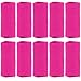 Granvela Finger Sleeves, 10 Pcs Professional Nylon Finger Protective Cover for Basketball, Volleyball, Tennis, Badminton and more (Pink)