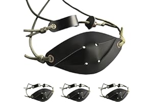 GHYTRIGEN 4 Pcs Handmade Leather Shepherd Sling Paracord Shepherds Sling Rock Thrower Old-Fashioned Slingshot,Rock Sling & Th