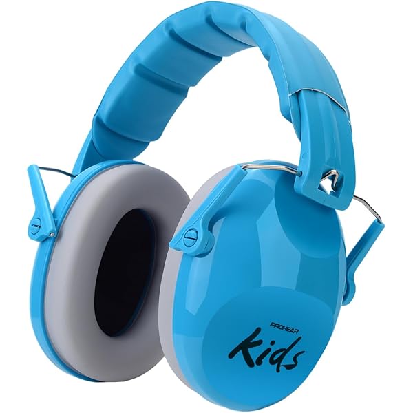Safety EarMuffs Yellow Adjustable Headband Noise Reduction