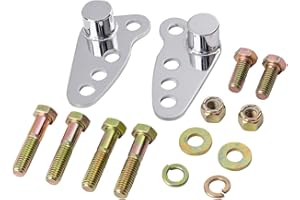 CELOMT 1"-3" Adjustable Rear Lowering Kit Fits For Harley Street Glide + Road Glide + Electra Glide + Ultra Glide + Road King with Hard Saddle bags 2002-2016(Chrome)