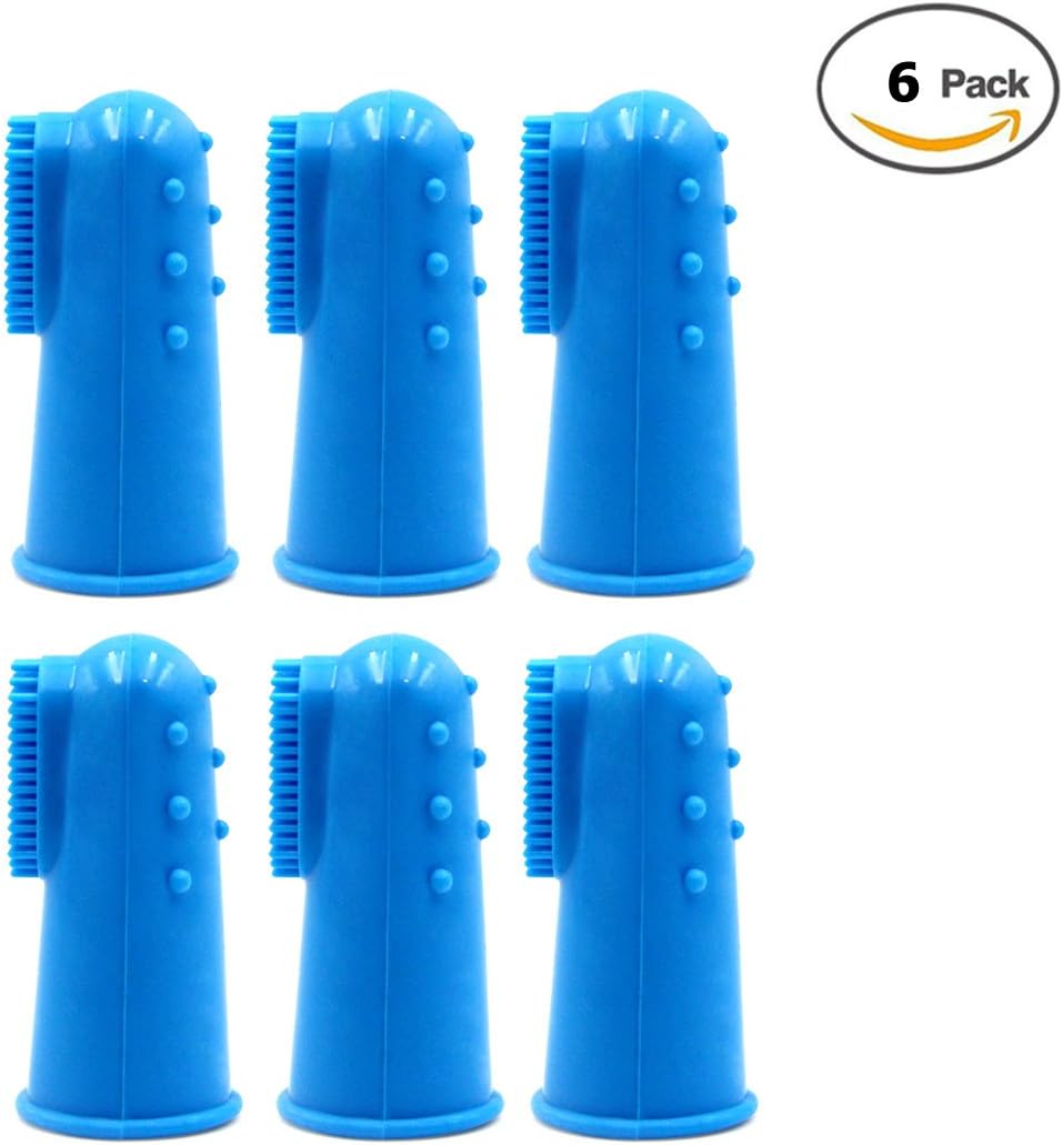 Rich Home Supplies Dog Cat Pet Toothbrush Dental Care Kit - Dog Cat Tooth Cleaner Cleaning Set