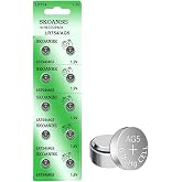 SKOANBE LR754 309/393 ag5 1.5V Watch Button Cell Batteries for Laser（10-Pack）