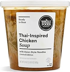 Whole Foods Market Kitchens, Thai-Inspired Chicken Soup With Asian-Style Noodles, 24 oz