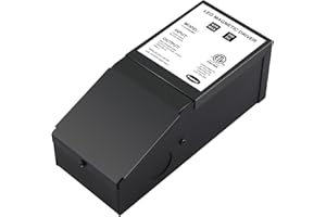 yinmss LED Driver 24V 60W Magnetic Dimmable LED Transformer,Magnetic Power Supply 120VAC to 24VDC,Compatible with Lutron and Leviton Dimmers, for LED Strip Lights, Kitchen, Cabinet, ETL Listed