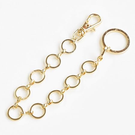 Amazon 手作り工房 My Mama バッグチャーム 約17cm チェーン 金具 鎖 アクセサリーパーツ ゴールド 1本 アクセサリーパーツ 通販