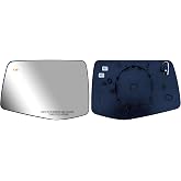 Replacement Driver Left Side Door Mirror Glass Heated with BSM (Blind Spot Light) For Chevrolet Silverado and GMC Sierra 1500 from 2019 to 2023