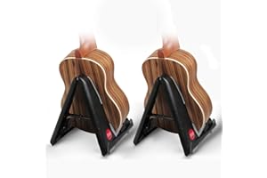 Pack of 2 - Portable Stand for Acoustic and Classical Guitars by Hola! Music