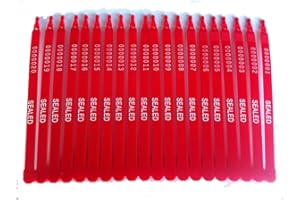 Duebass Red Tite-Lock Plastic Truck Door Seal (Package of 100)