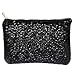 Dazzling Glitter Sparkling Bling Sequins Handbag Clutch Evening Party Bag (Black01)