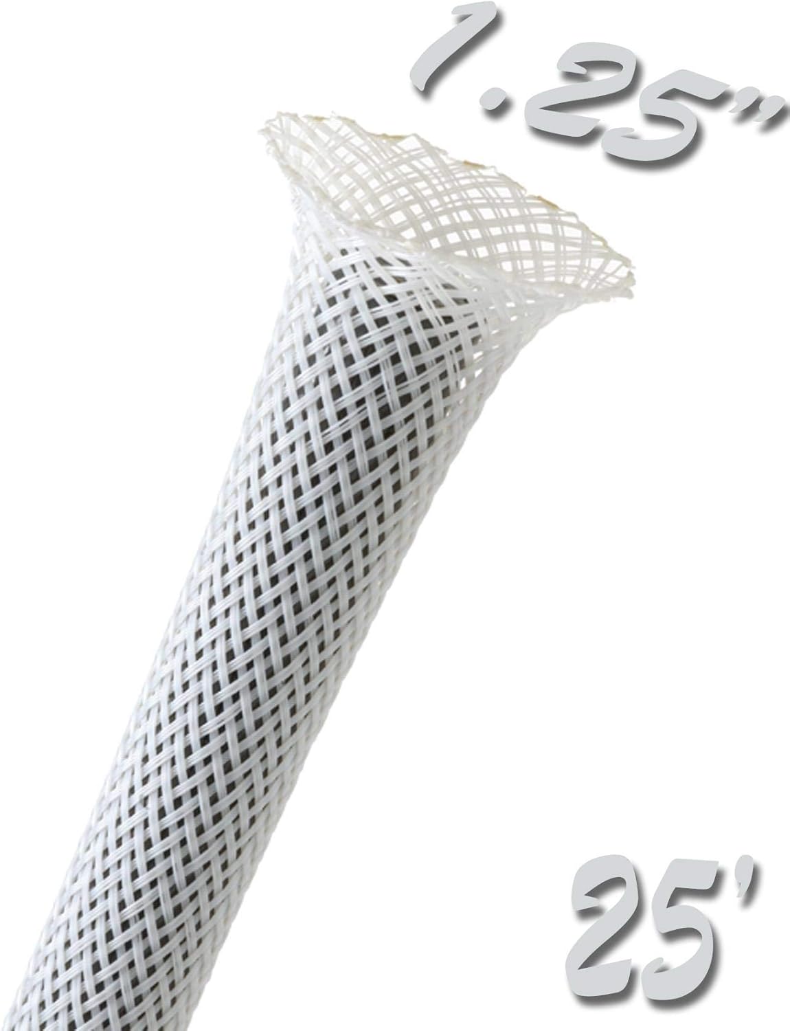 Electriduct 1.25" PET Expandable Braid Sleeving Flexible