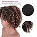 CNicehair Afro Synthetic Wigs Kinky Curly Short Hair For Black African American Women Costume Cosplay Party Wigs Dark Brown