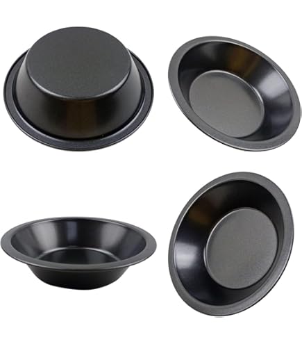 4 STKS Mini Pie Pannen 4.3x1.2 inch Non-Stick Pot Pie Bakken Gerechten