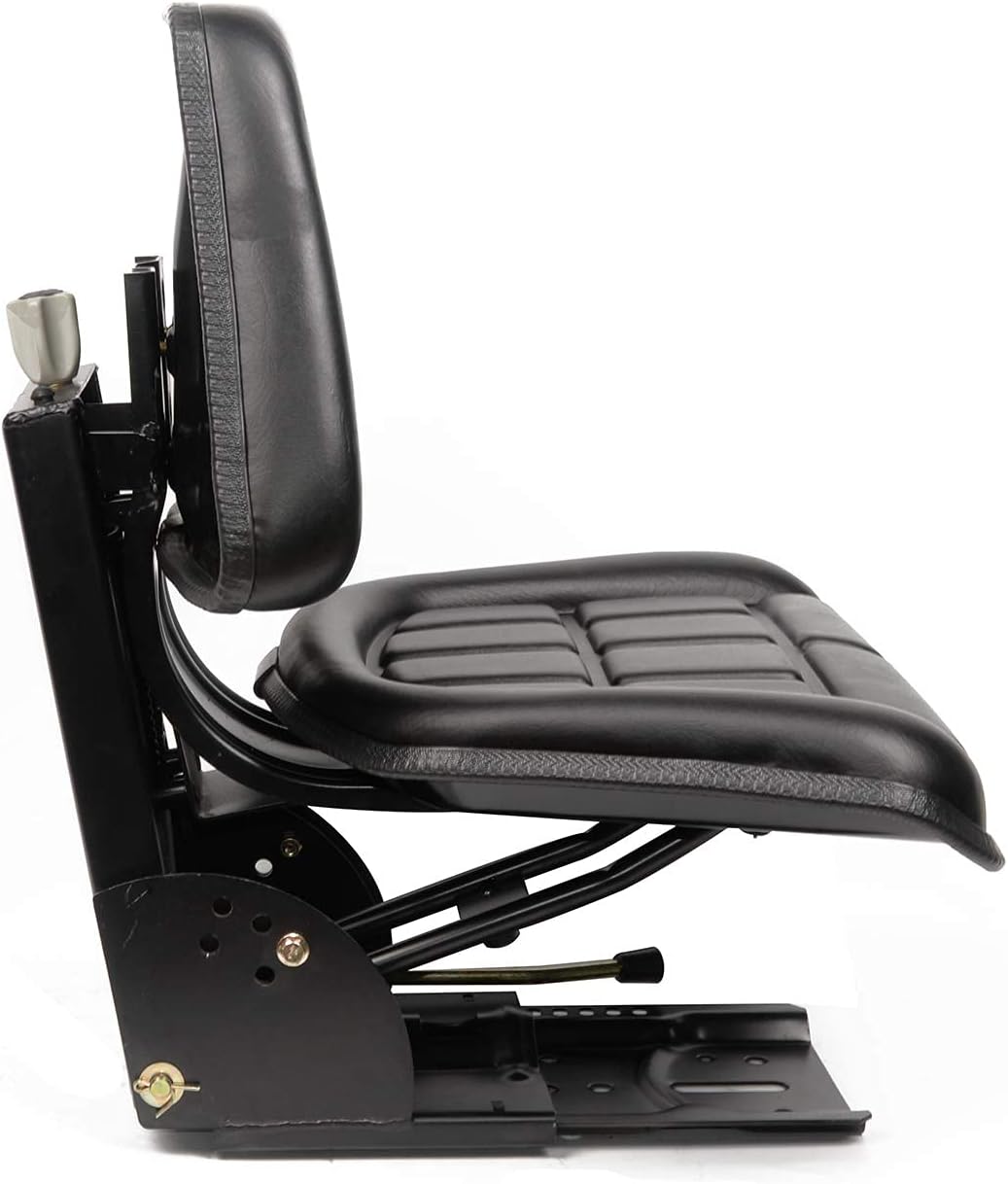 Universal Tractor Suspension Seat Sliding Rails Adjustable,Waffle Style,Fits for John Deere,Ford/New Holland,Massey Ferguson,Kubota (Black): Kitchen & Dining