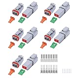 46 PCS Deutsch DT Grey 2 Pin Connectors 5