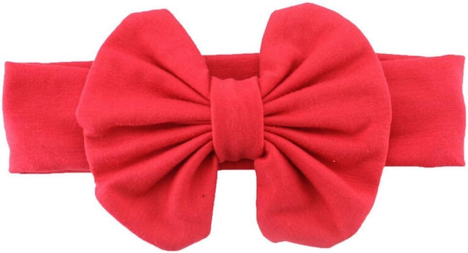 baby red headband bow
