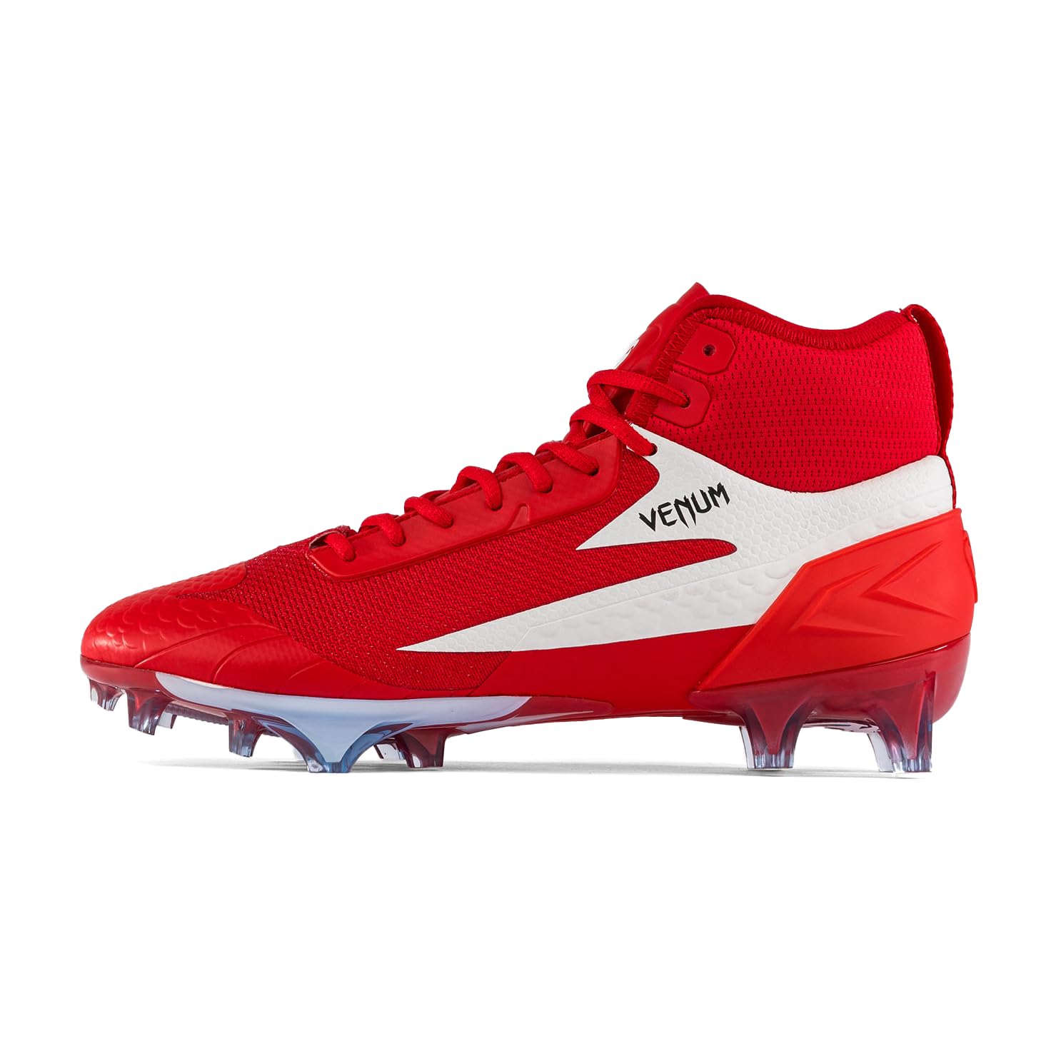 Venum Elite Football Cleats – Red/White – M 4 / W 5.5