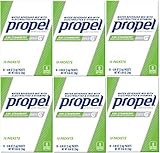 Propel Zero Calories Water Beverage Mix with Vitamins Kiwi Strawberry 10 Packets (Pack of 6)