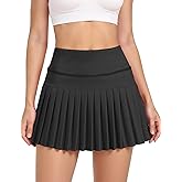 Buauty Pleated Tennis Skirts with Pocket Women's High Waisted Athletic Golf Skorts for Pickleball Workout Outfits