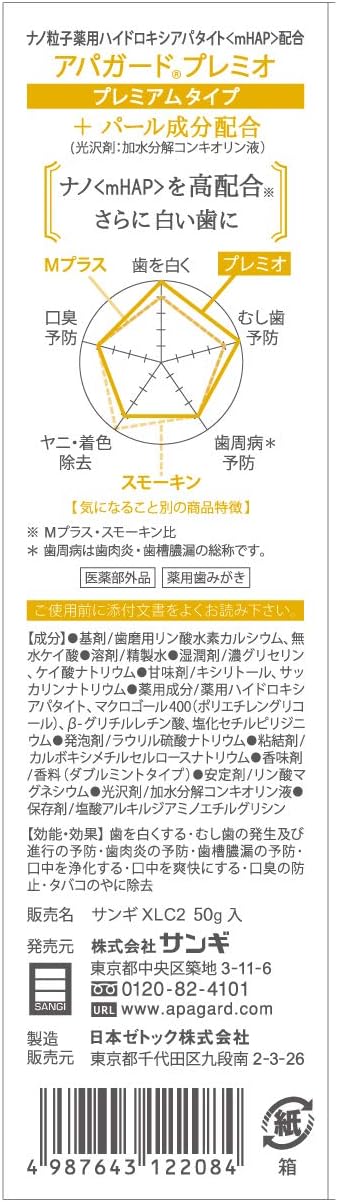 Amazon Apagard アパガード プレミオ 50g 医薬部外品 大人用ハミガキ粉 通販