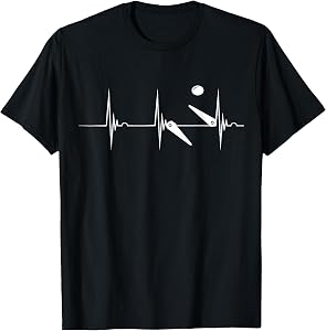 Pinball Heartbeat Flipper EKG Pulse Line Flipping Ball Shirt T-Shirt