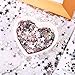 Tatuo 60 g Metallic Foil Star Confetti Sequin for Wedding Bachelorette Bridal Shower Party Decoration (Rose Gold and Silver)