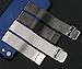 Milanese Loop Stainless Steel Watch Band Bracelet Smart Watch Strap Mesh Band 24mm with Hook Buckle Replacement Wristbands - Silver