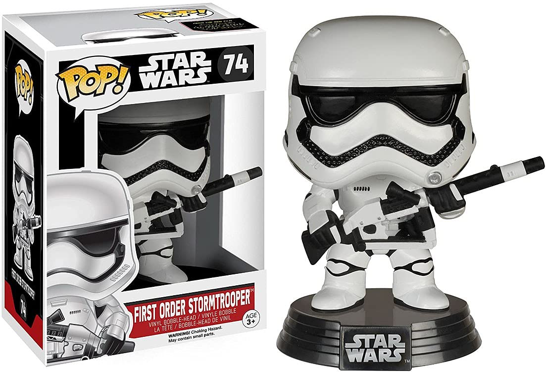 Star Wars 6232 "POP! Bobble E7 TFA First Order Stormtrooper" Figure with Blaster