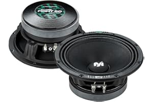 Deaf Bonce Fight 60 6.5" Midrange Speakers Pair - 170W RMS, 340W Max, 4-Ohm, 93.9dB High Sensitivity Pro Audio Competition Mi