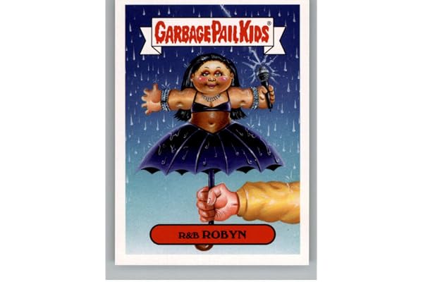 2017 Topps Garbage Pail Kids Series 2 Battle of the Bands Rap and R&B #9B R&B ROBYN Official Trading Card Sticker (Stock Photo Shown, Card in Near Mint to Mint Condition)