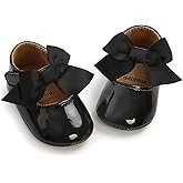 QWZban Baby Shoes Mary Jane Flats Non Slip Soft Sole Infant Toddler Sneakers First Walkers Party Christmas Dress Shoes