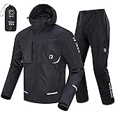 Rain Suit Motorcycle for Men Women Rain Gear Waterproof Jackets Pants Lightweight Rainwear Outdoor Fishing Hiking