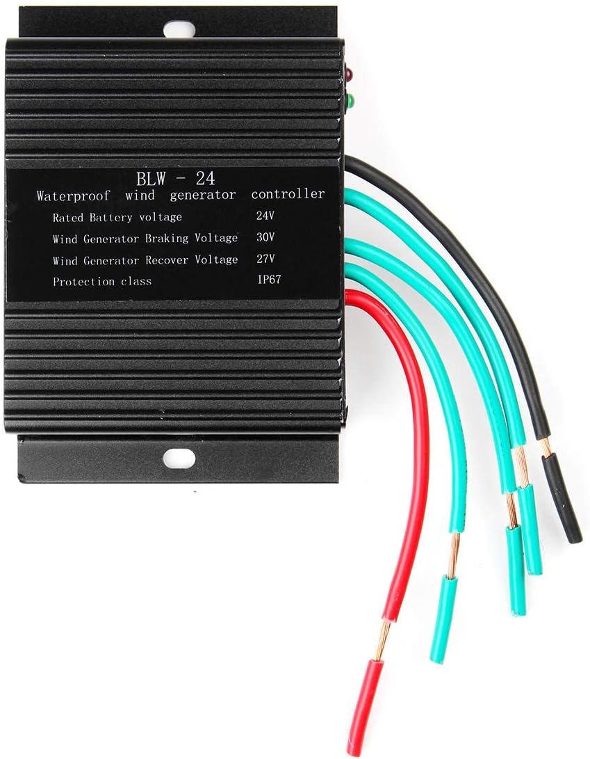 Qiuli 1000W 12/24V Auto Reset Solar Wind Turbine Generator Charge Controller Regulator (Size : 24V)